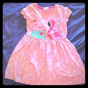 Peppa pig dress 4t